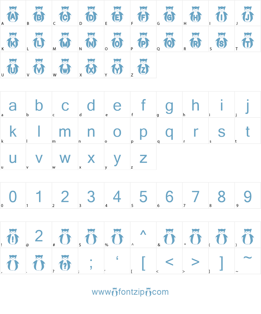 rmfatkatt Font Character