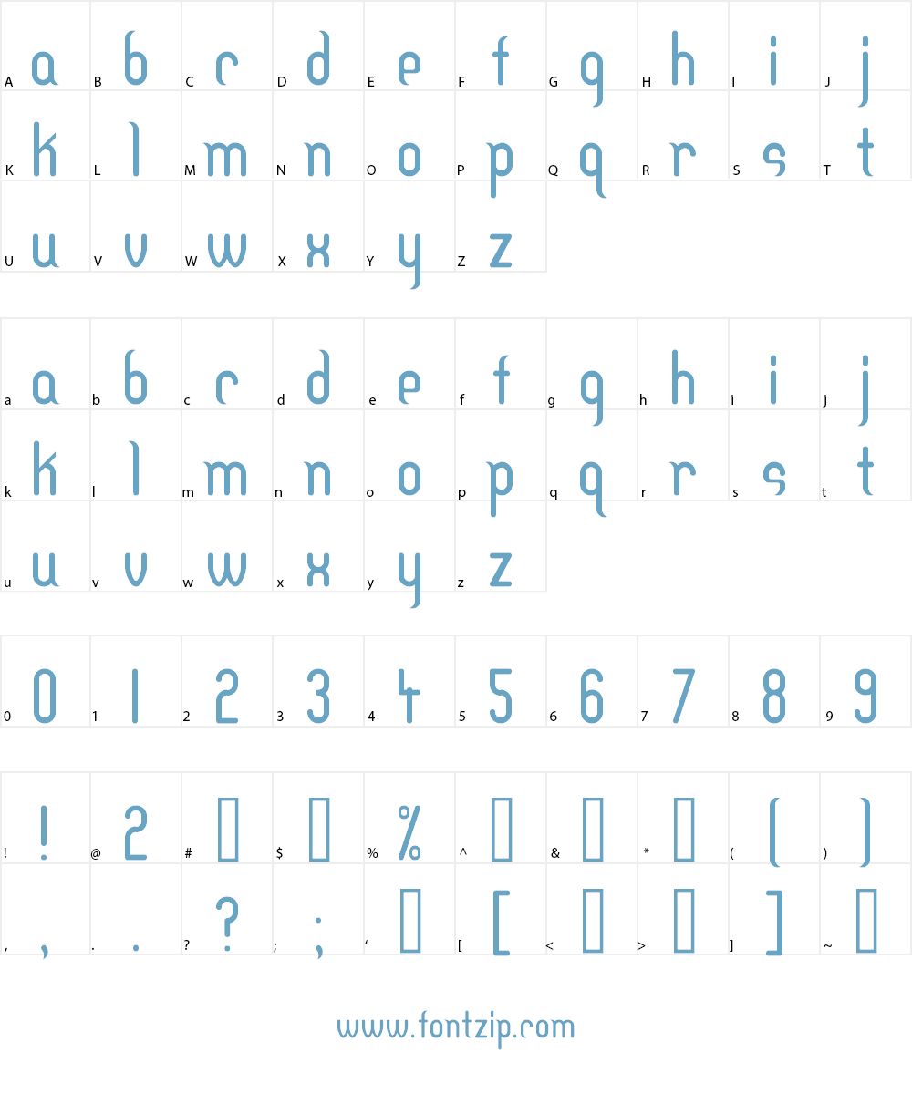 DF Temple Font Character