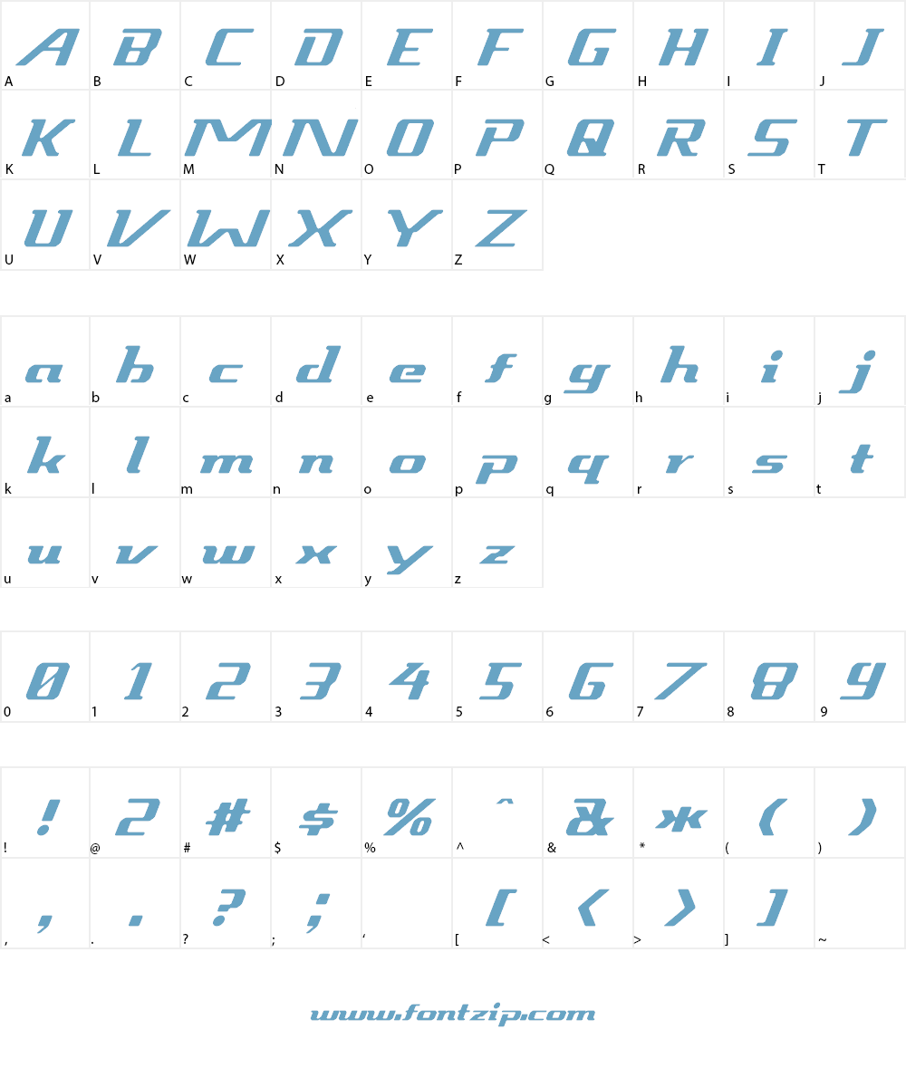Sneakout Font Character
