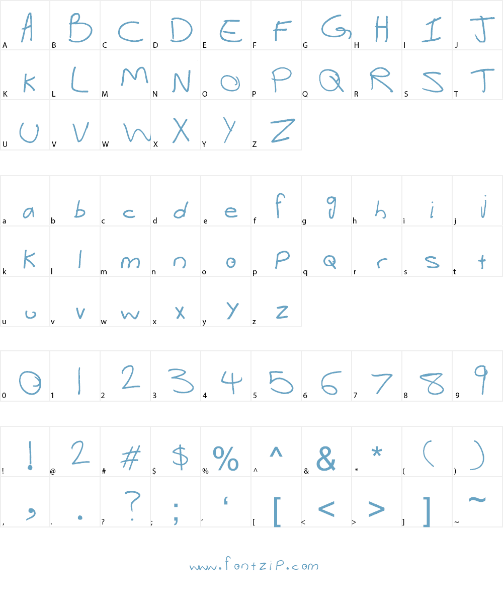 Alix2 Font Character