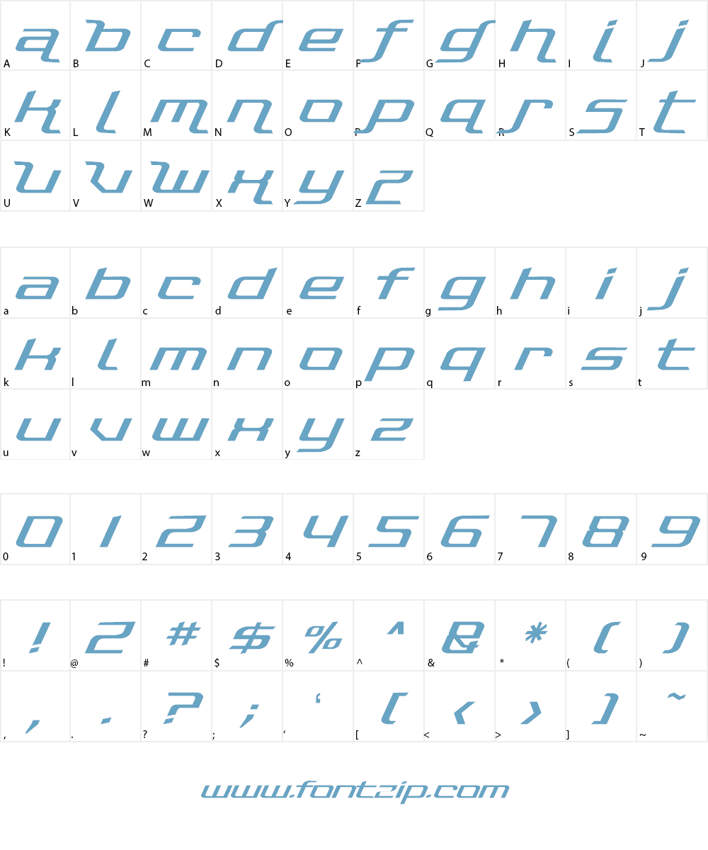 Photonica Font Character
