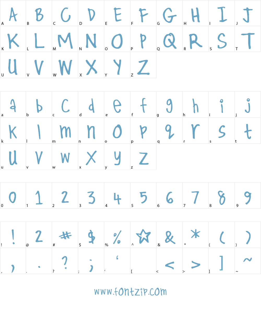 Kirby Font Character