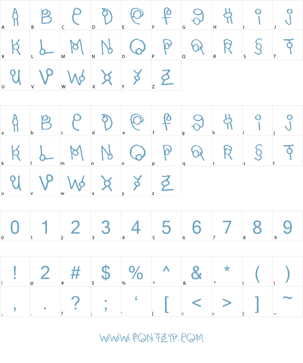 Martini Olive Font Character