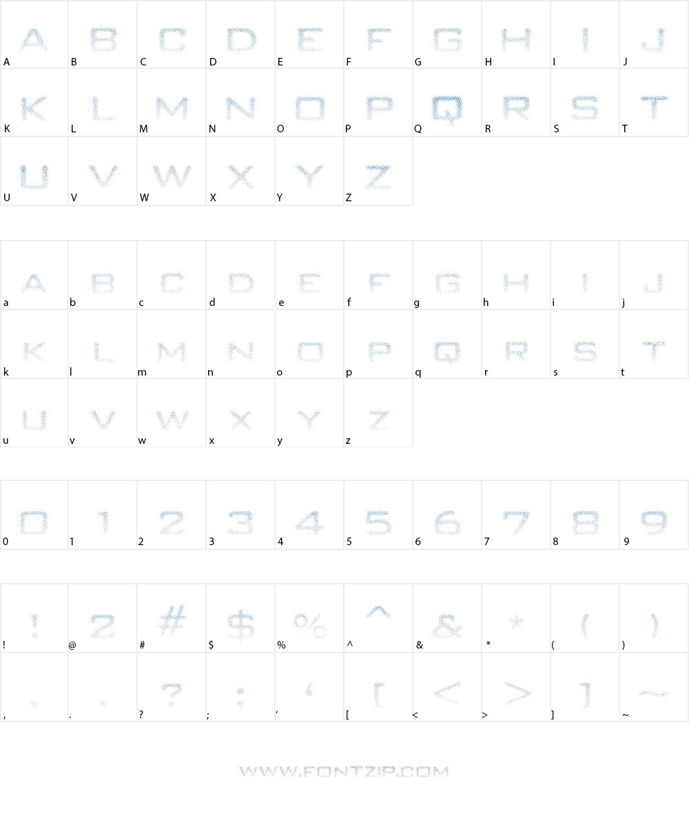 Unity Dances Font Character