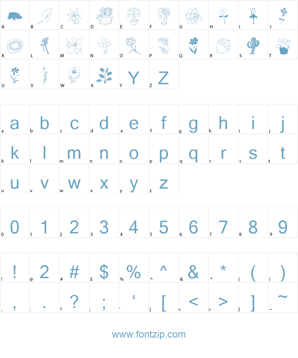 lpnature Font Character