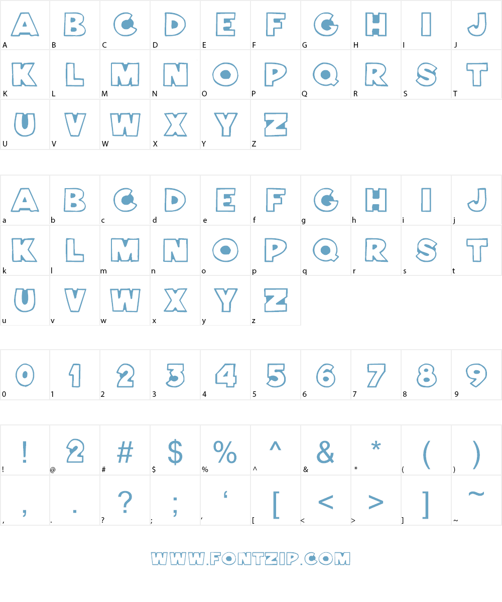 Bernardino Font Character