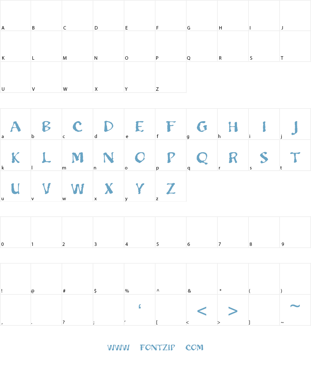 Blumenbuch Beta Font Character