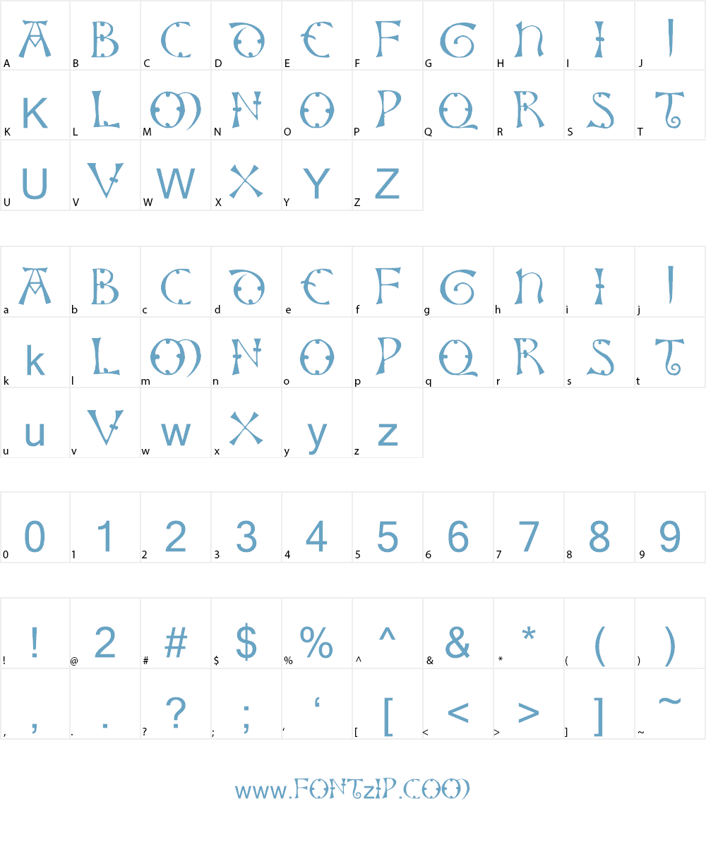 Lisbjerg Font Character