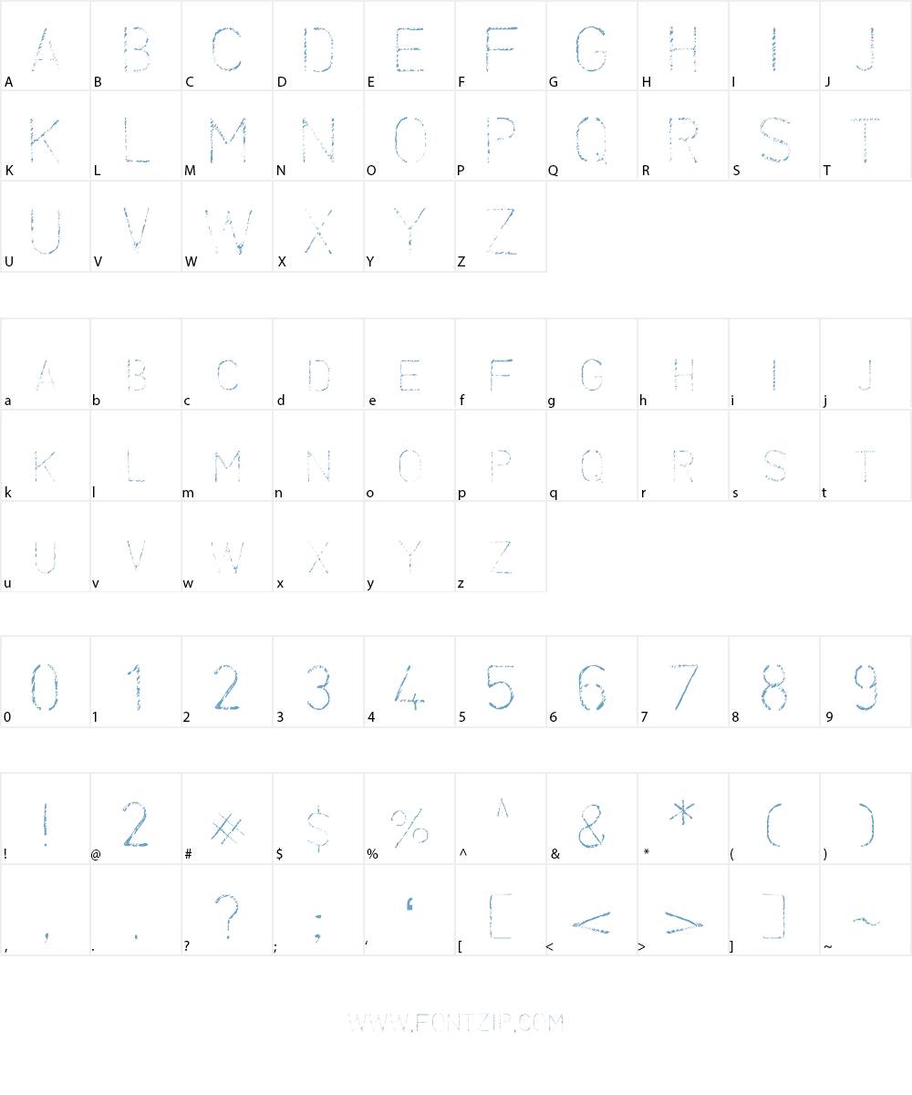 Primer Font Character
