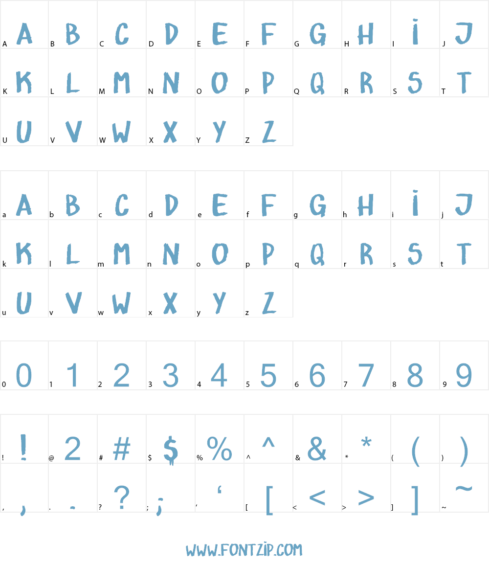 ATÔMICO Font Character