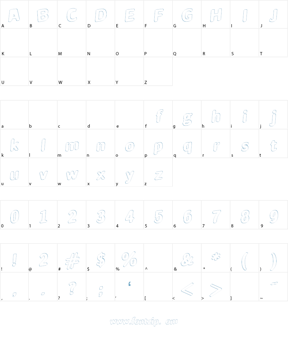 Jinx Font Character