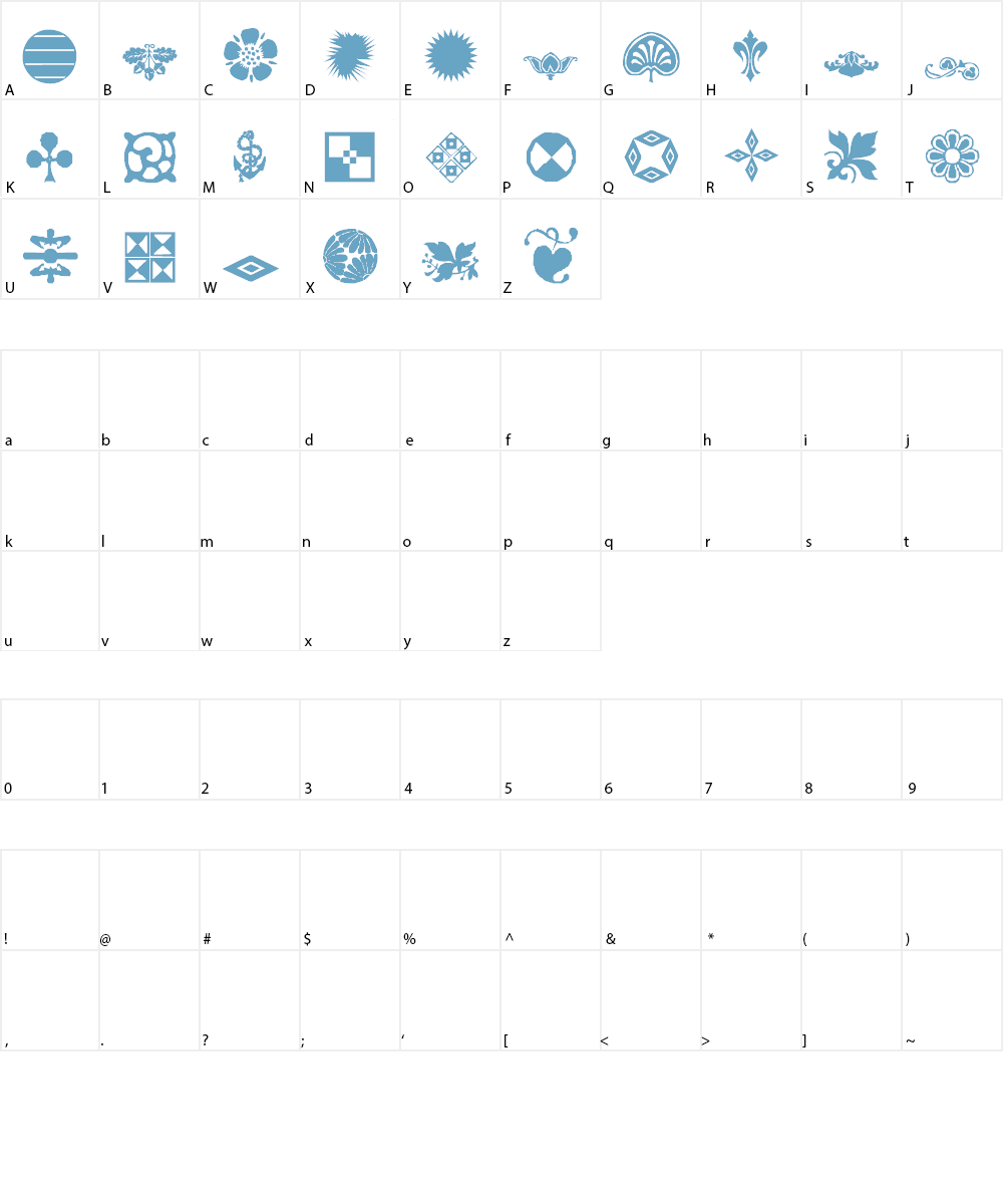 Geo2 Font Character