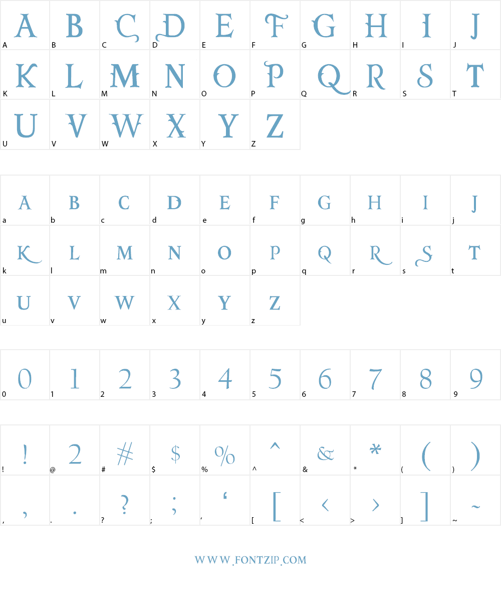 Navidad Font Character