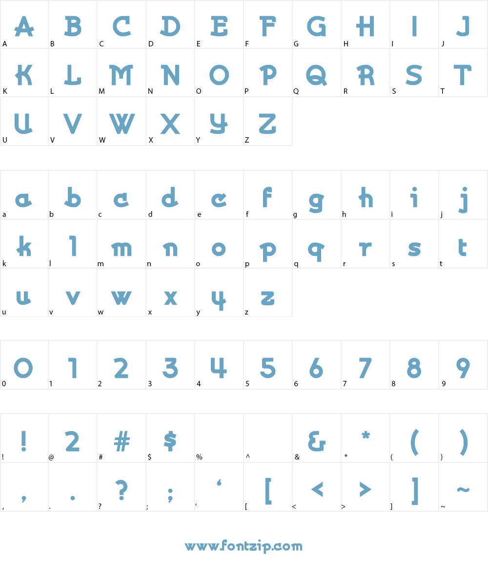 Kurvaceous Font Character