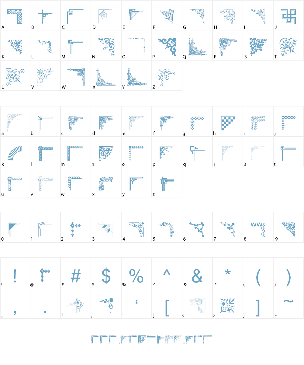 CornPop Font Character