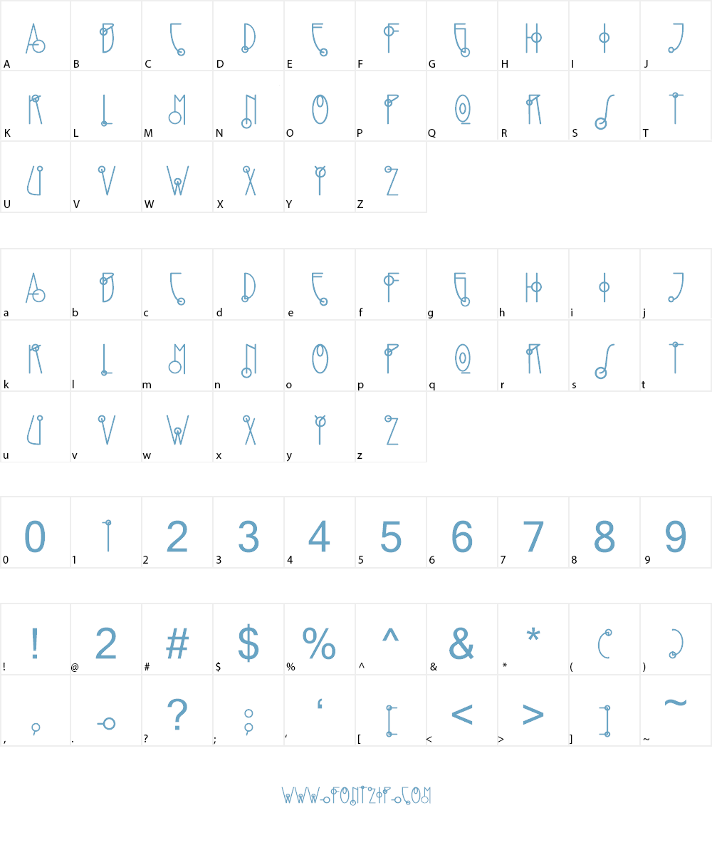 Nautron Font Character