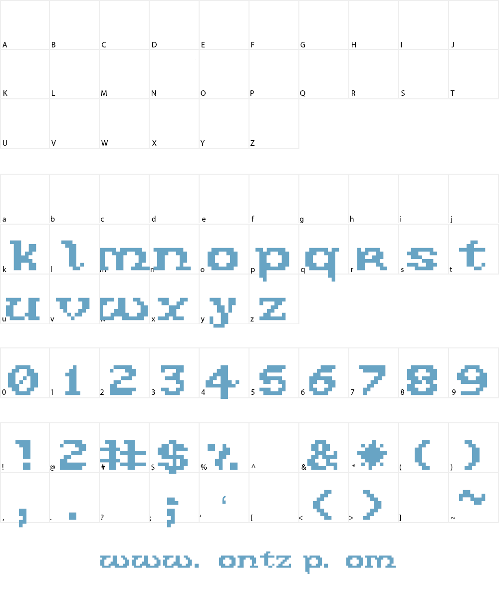 Celtic-Bit Font Character