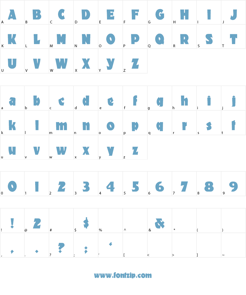 Materhorn Font Character