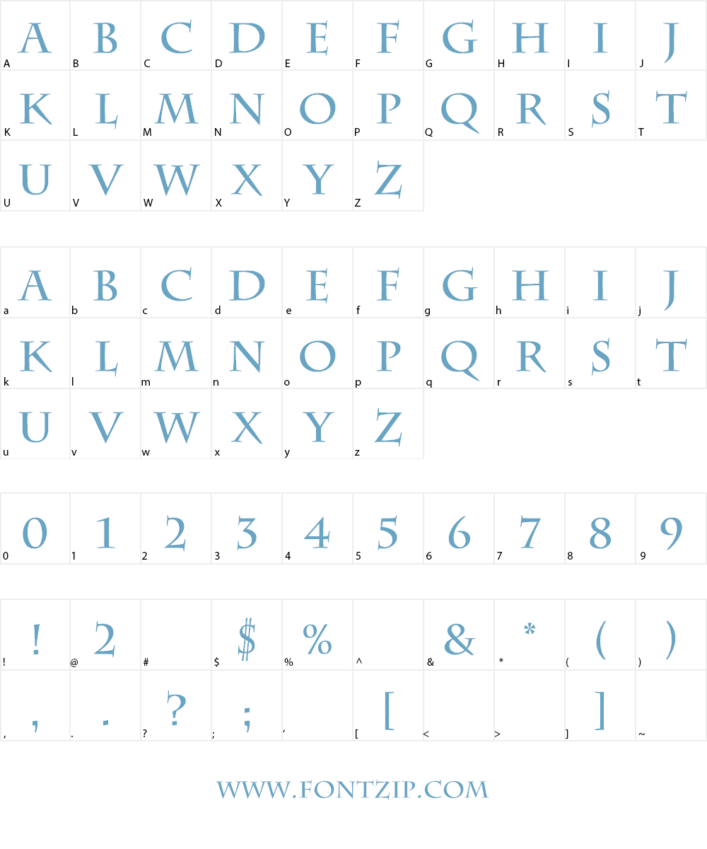HarryPotter7 Font Character