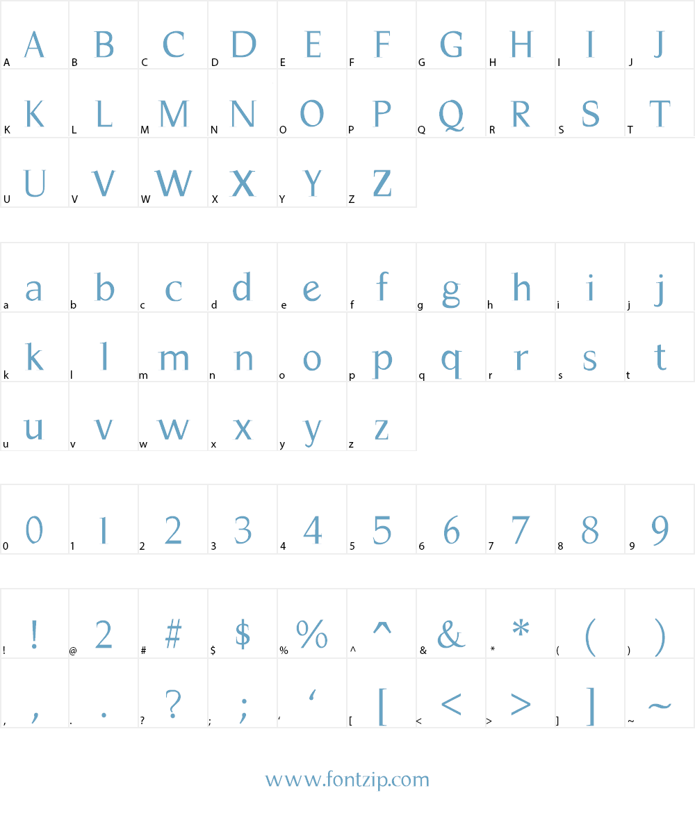 Magnificent Font Character