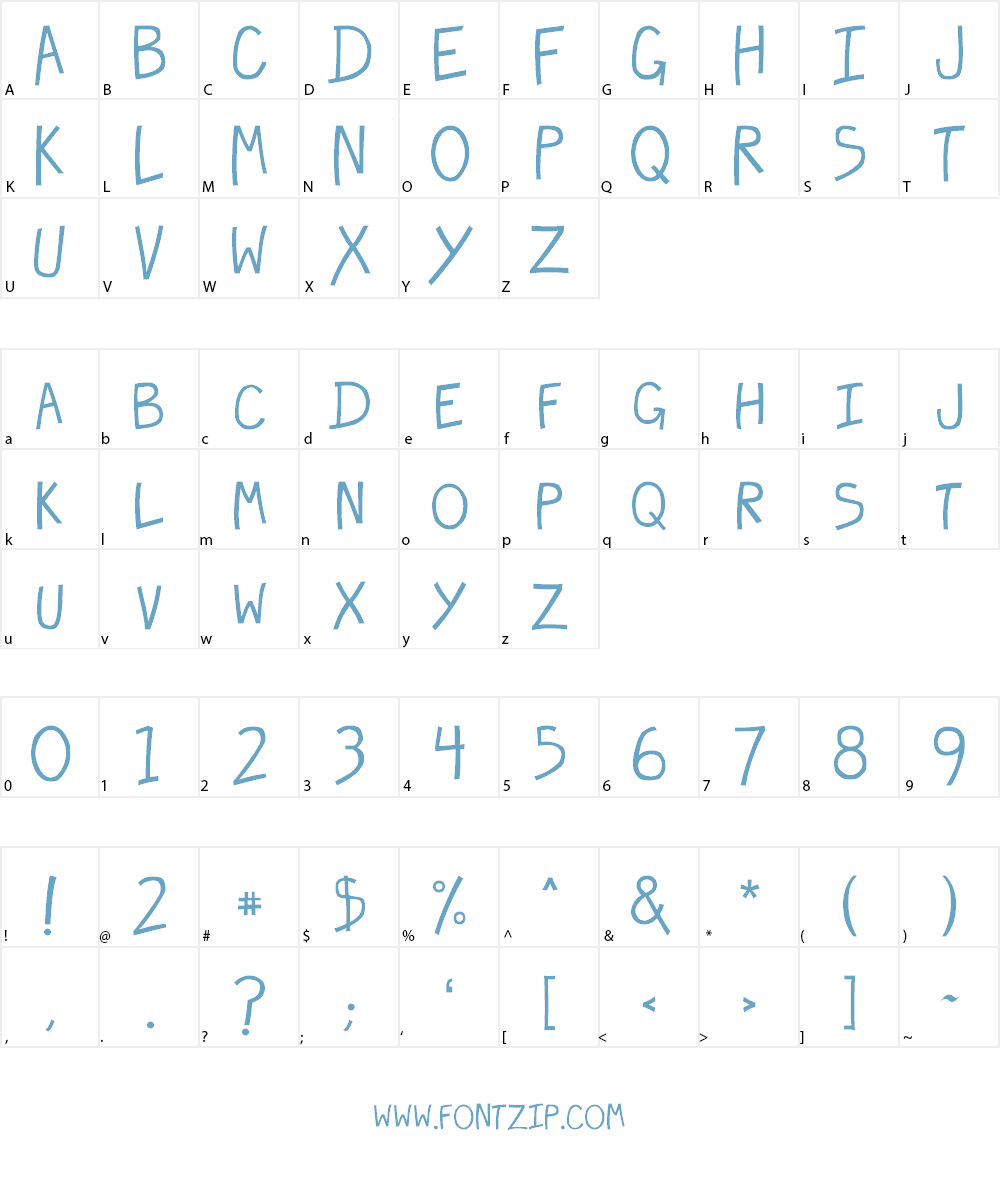 Hecubus Font Character