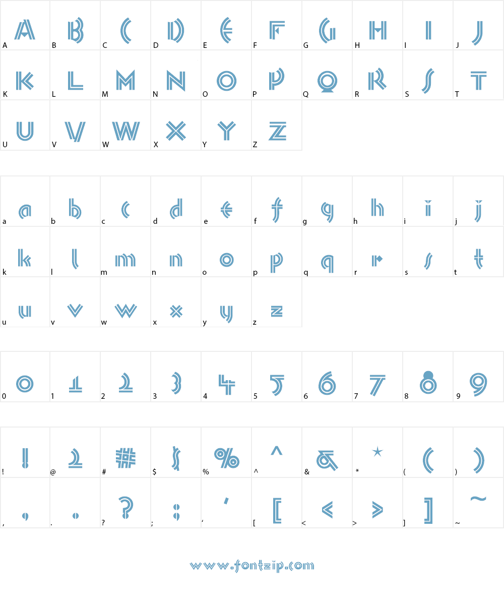 Monkey Business NF Font Character