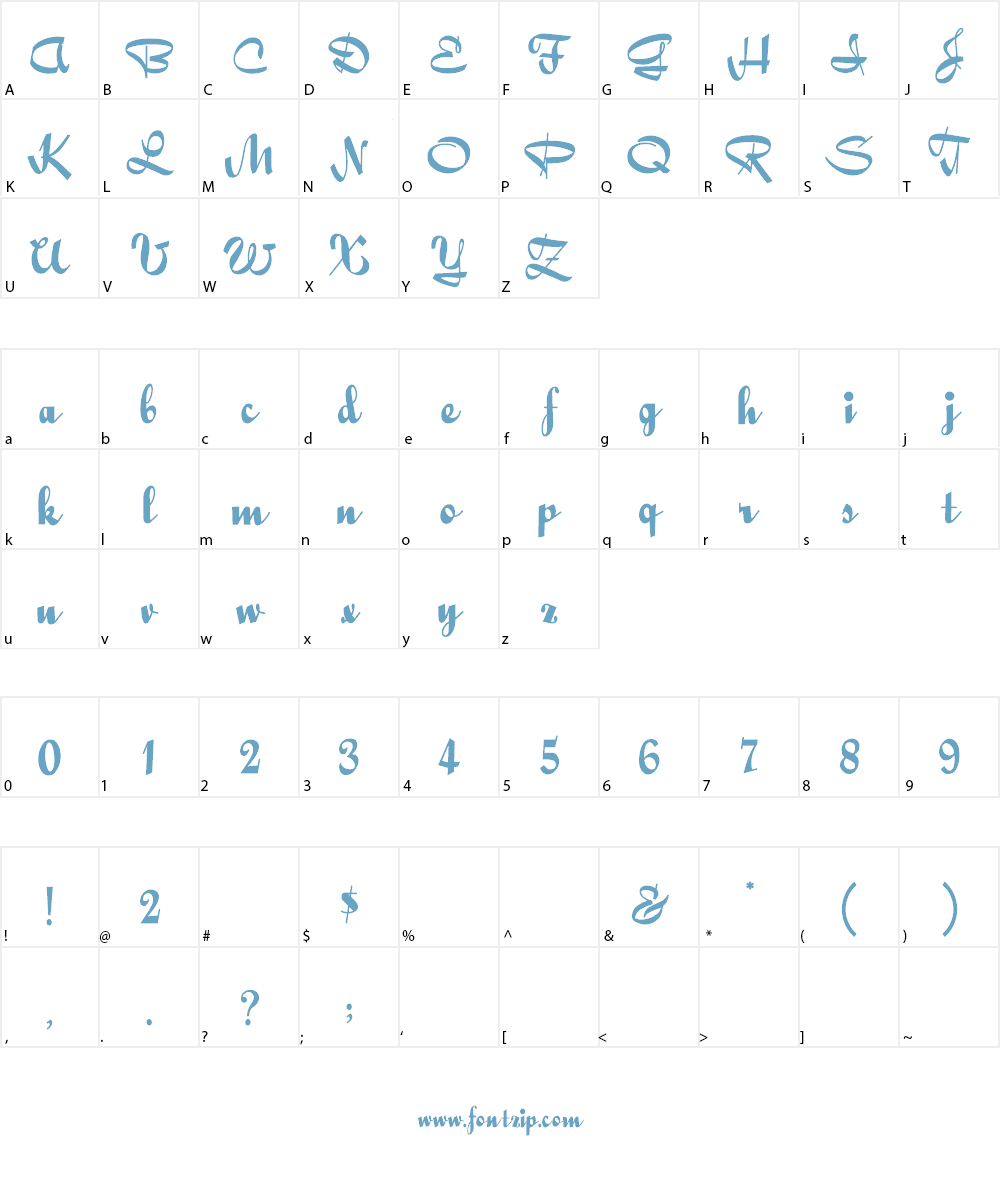 Quigley Wiggly Font Character