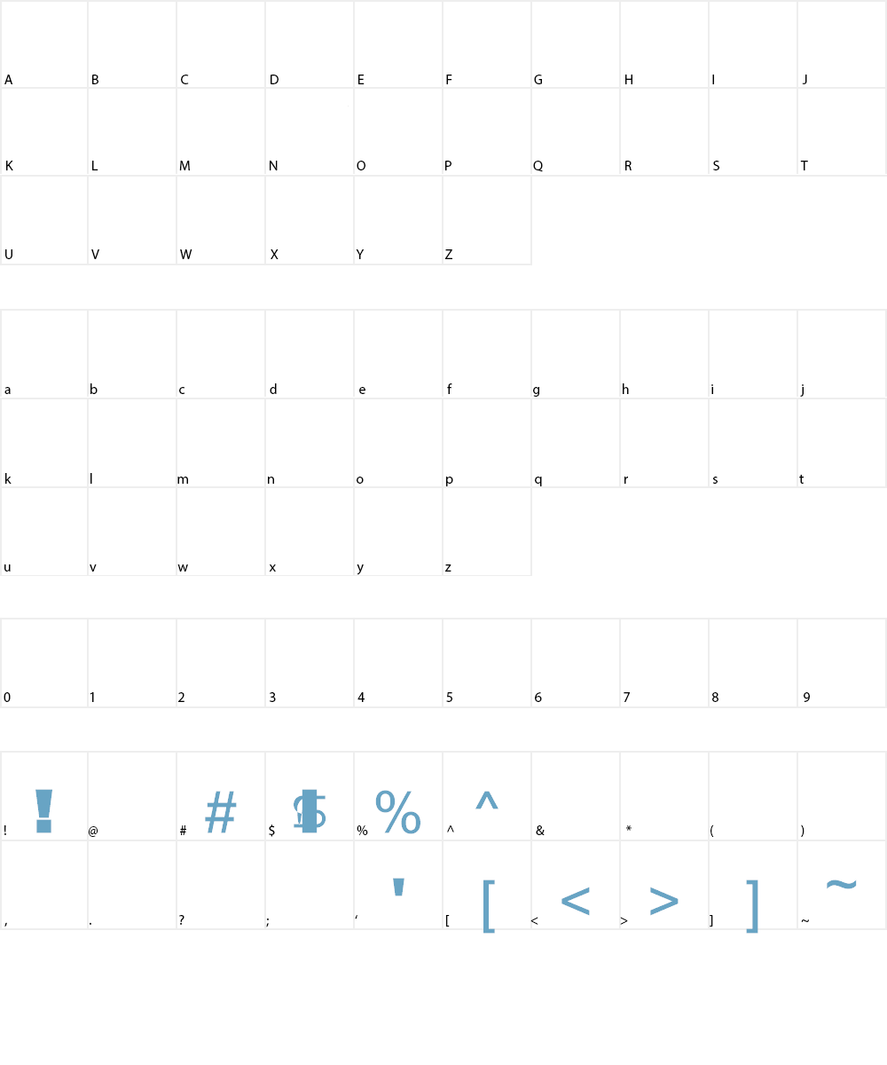 Raskalnikov Font Character