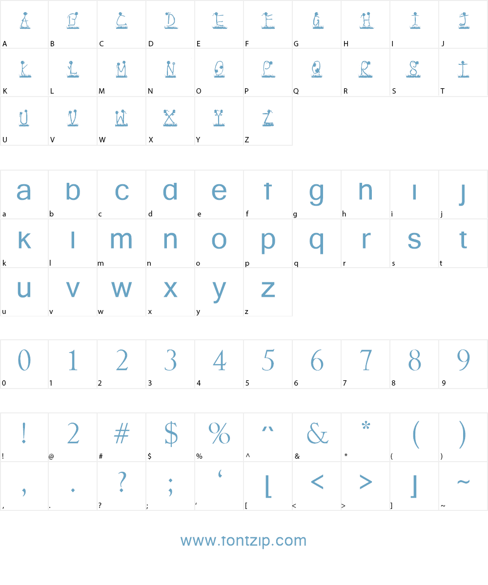 expressions Font Character