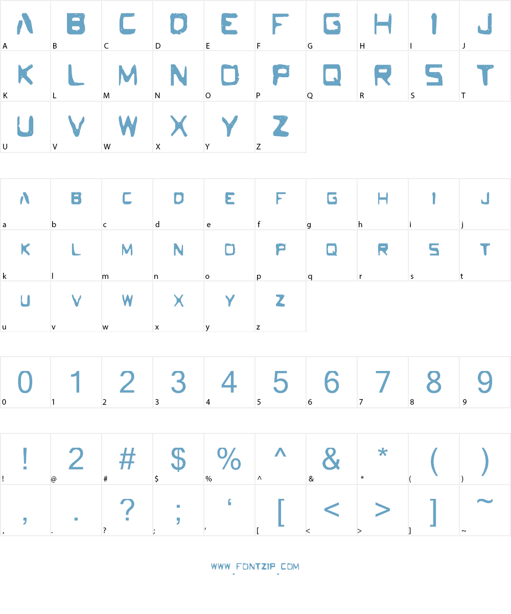 The Deeper Font Character