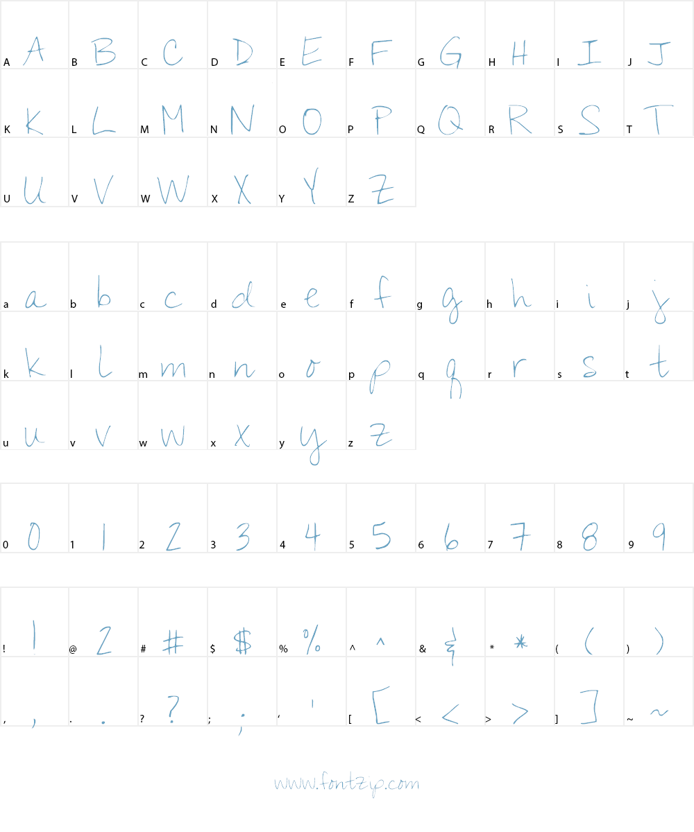 You Wont Bring Me Down Font Character