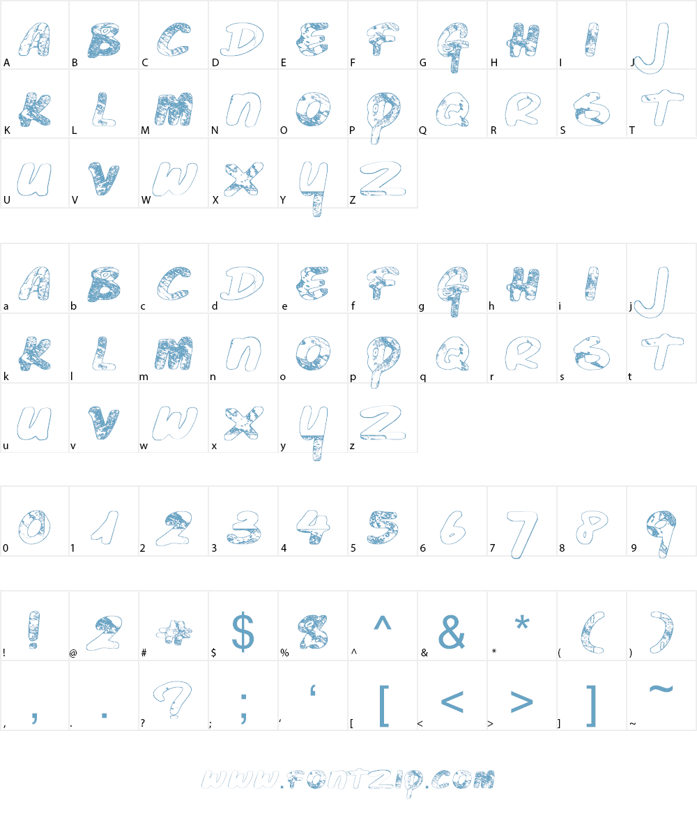 Just Before Liposuction Font Character