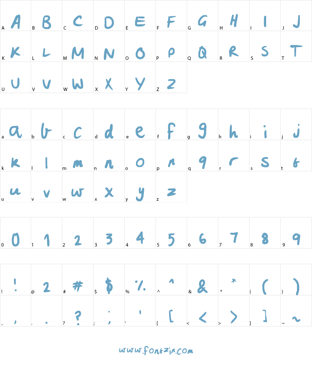 Molldogger Font Character