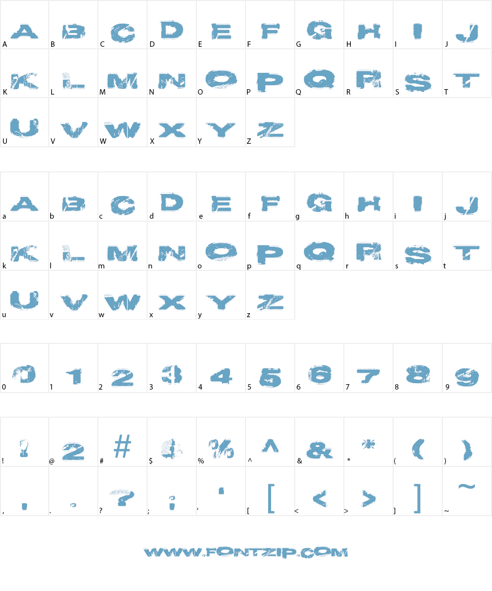 Project Y Font Character