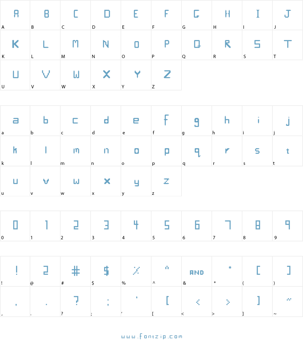 bygbv76tgbvftr7vg6ty Font Character