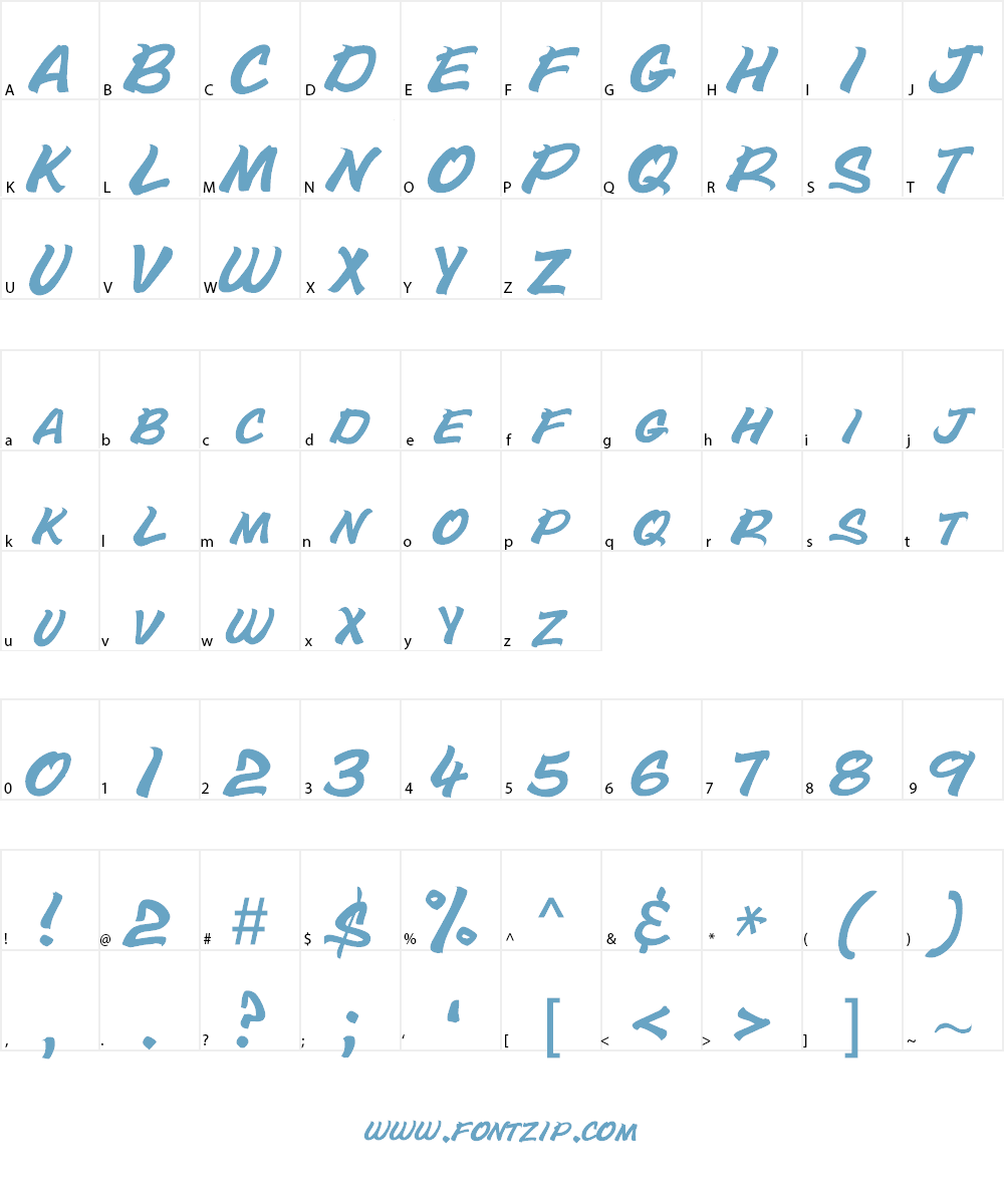 Bottle Depot Font Character
