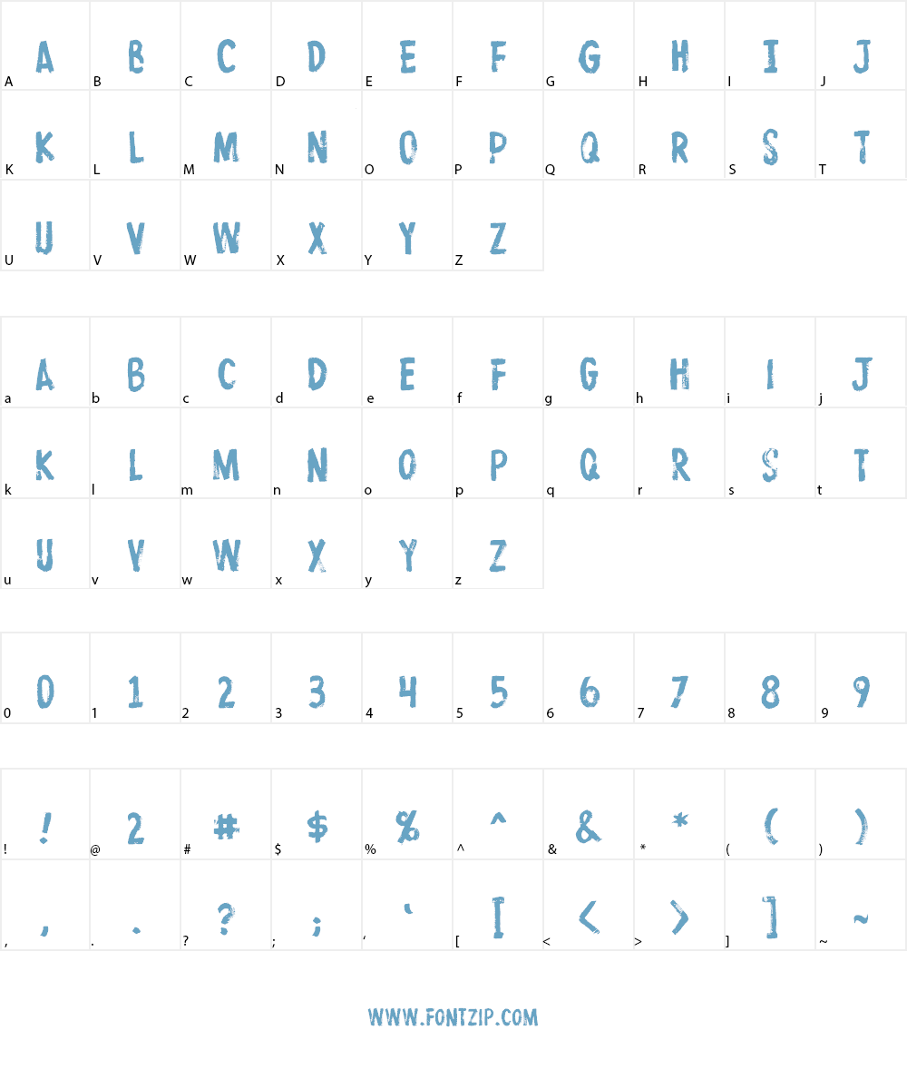 ProtestPaint BB Font Character
