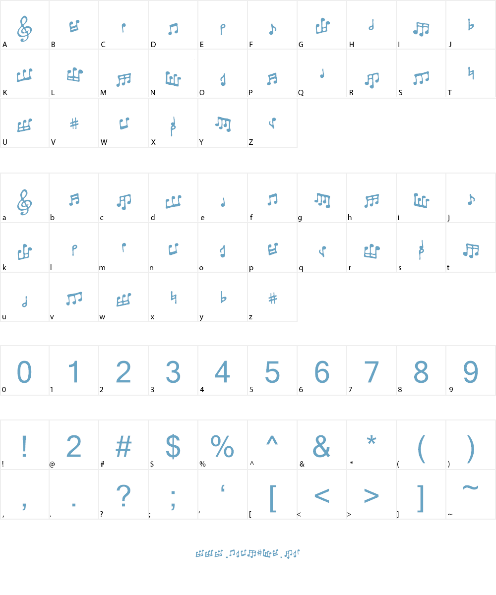 ToneDeaf BB Font Character
