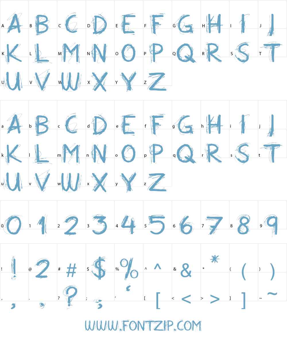 All Over Again All Caps Font Character