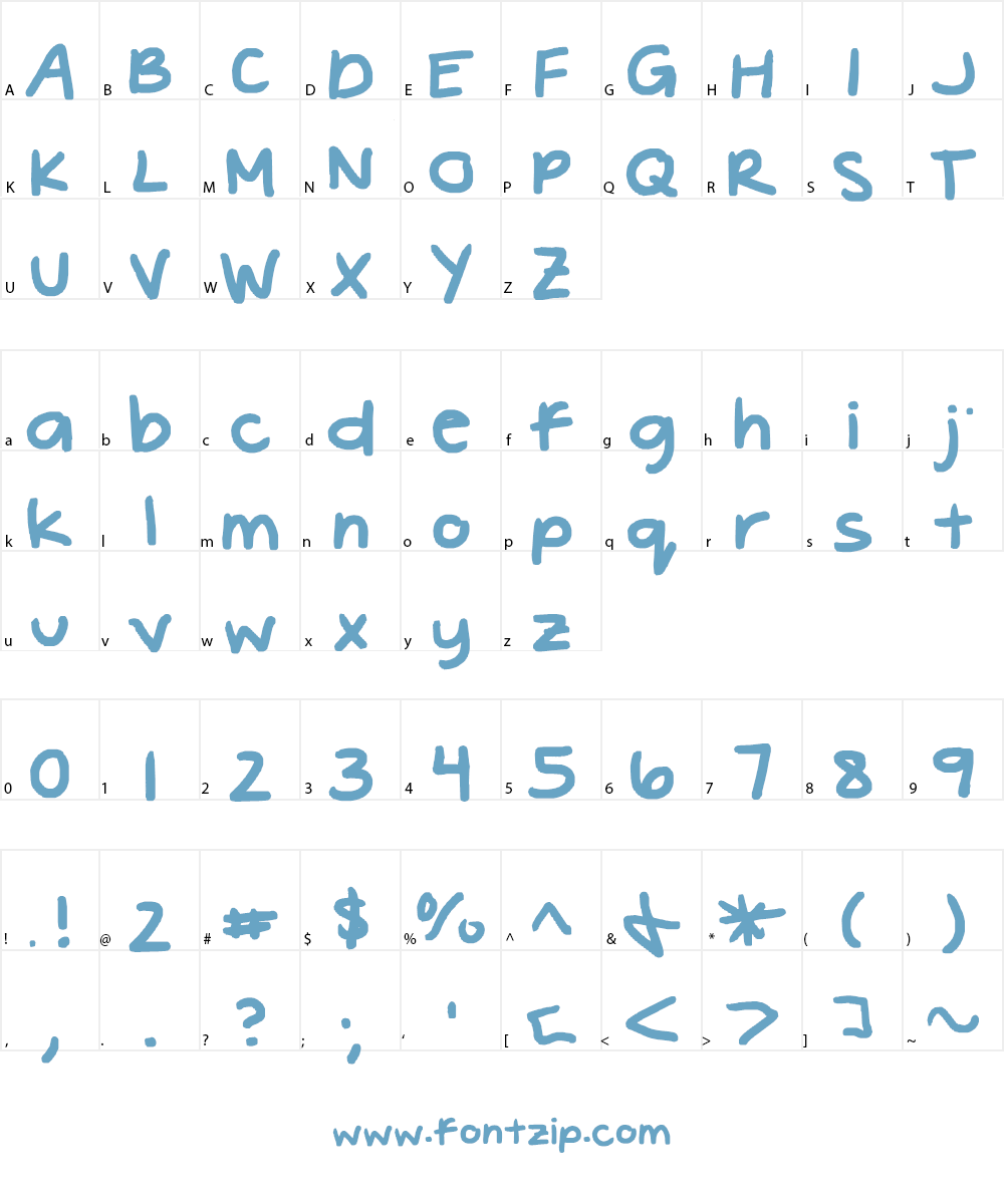 dilly Font Character