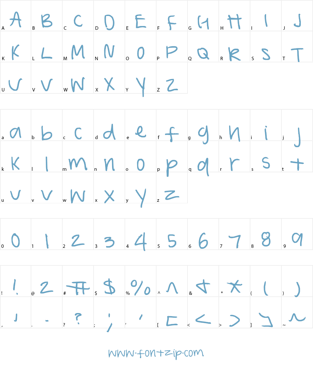sarah Font Character