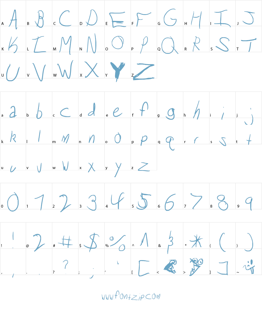 kirsten Font Character