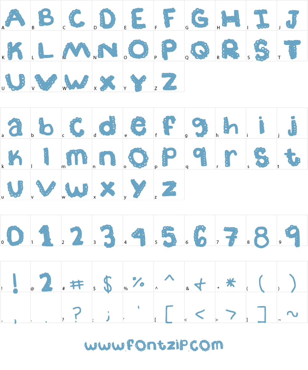 dinosaur Font Character
