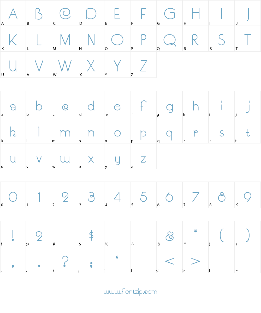 Souci Sans Font Character