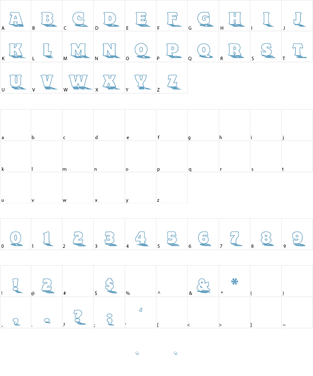 Toyland NF Font Character