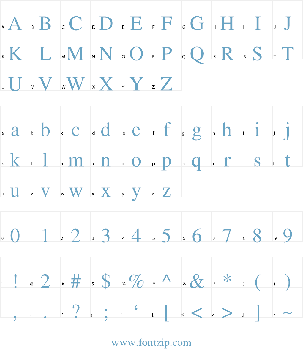 Jomolhari Font Character