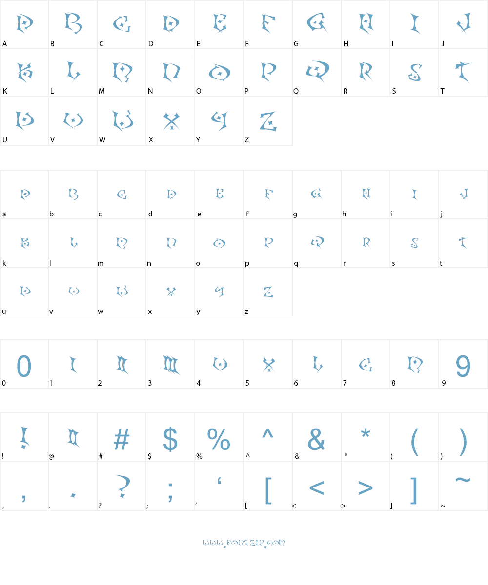 Kefka Font Character
