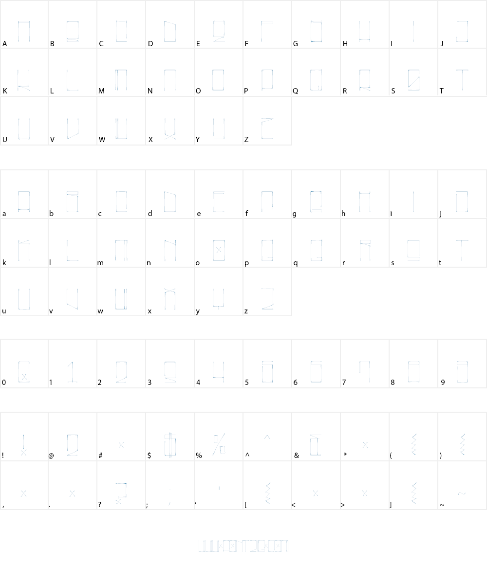 Suecos Locos Font Character