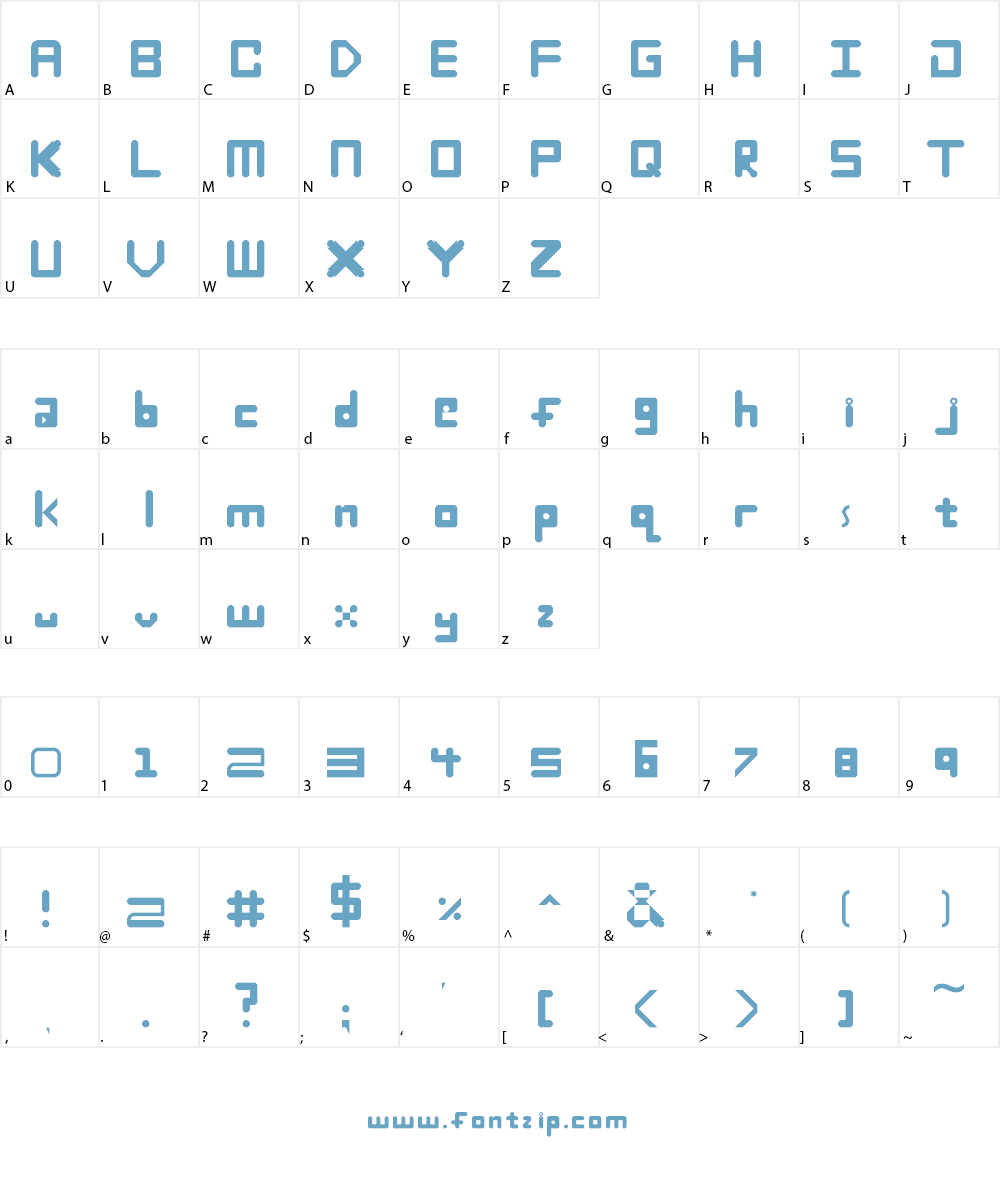 Unknown Font Character