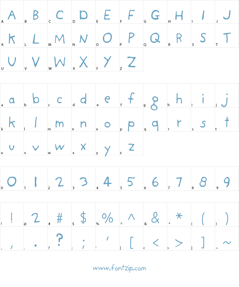 Storyteller Font Character